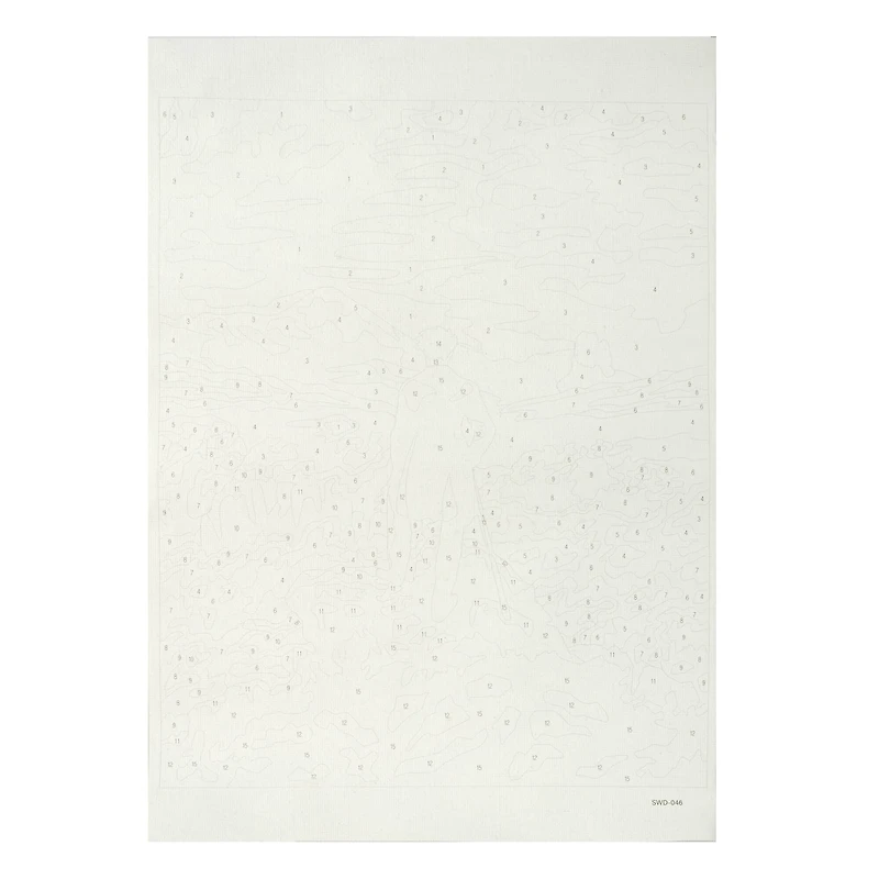 8" x 10" Wanderer Paint-by-Number Kit with Wood Display Hanger by Artist's Loft®