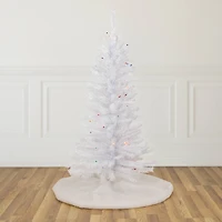 4ft. Pre-Lit Woodbury White Pine Artificial Christmas Tree