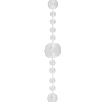 50ft. Clear Mixed Round Plastic Bead Garland by Bead Landing™
