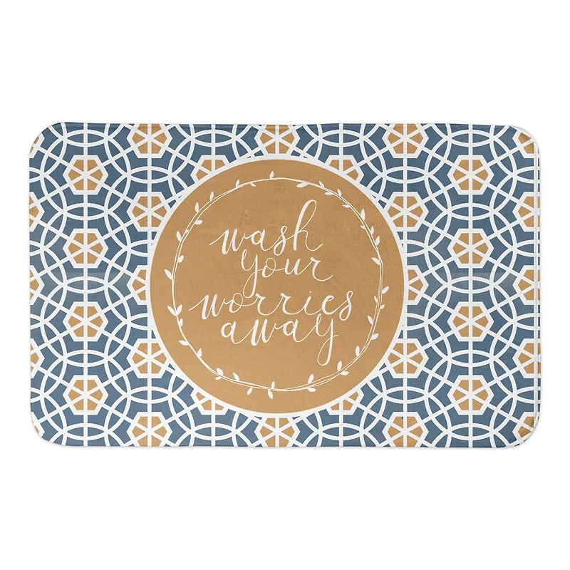 Wash Your Worries Away 34" x 21" Bath Mat