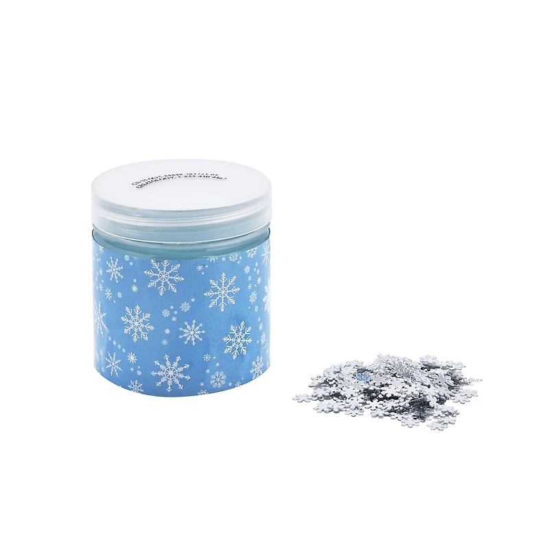 Snowflake Slime with Confetti by Creatology™