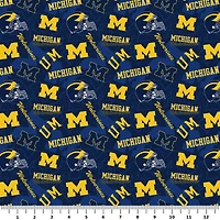 NCAA University of Michigan Wolverines Cotton Fabric