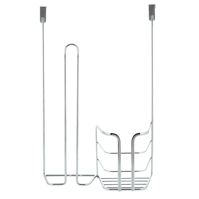 Kitchen Details Chrome 2-in-1 Over the Cabinet Cleaning Organizer