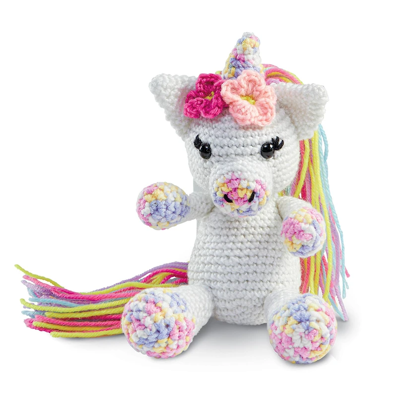 Intermediate Unicorn Amigurumi Crochet Kit by Loops & Threads®