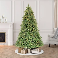 6.5ft. Pre-Lit Fraser Fir Artificial Christmas Tree, Clear Lights