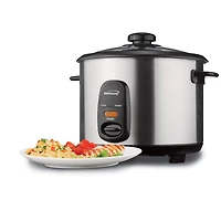 Brentwood 10-Cup Stainless Steel Rice Cooker
