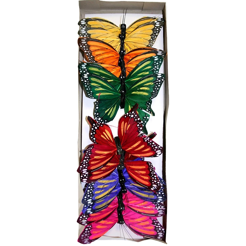 Reliant 5" Feather Butterflies, 12ct.