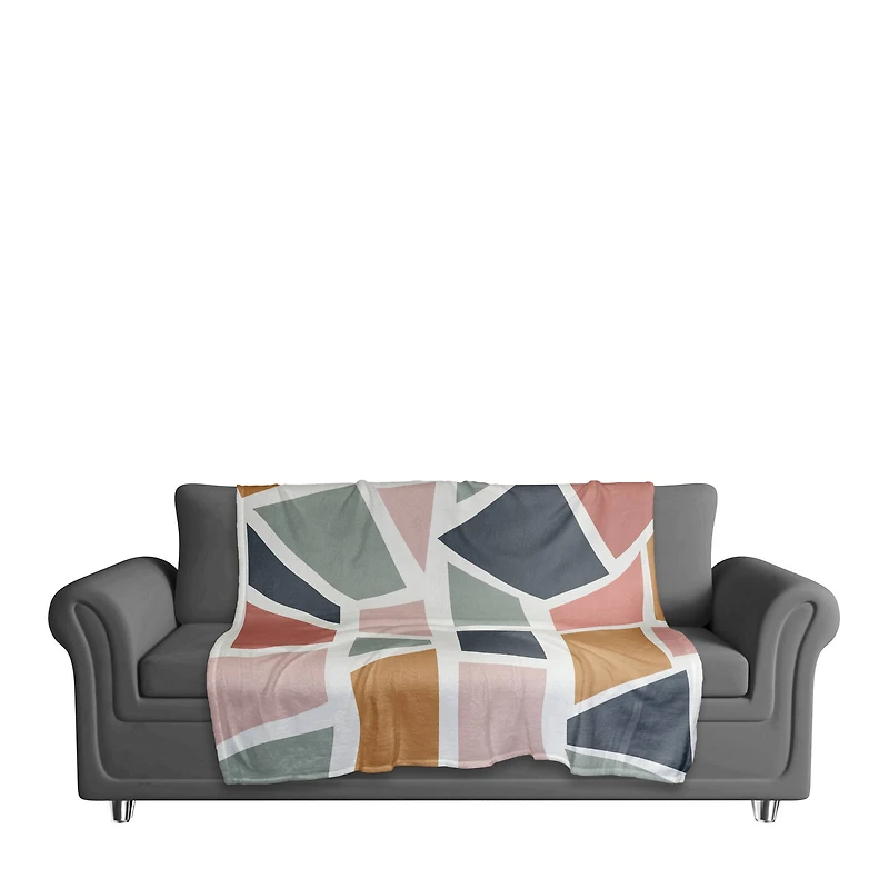 Glass Window 50" x 60" Coral Fleece Blanket