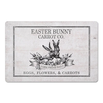 Easter Bunny Carrot Farm 4 27" x 18" Floor Mat