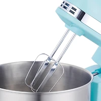 Brentwood 5-Speed Blue Stand Mixer with 3qt. Stainless Steel Mixing Bowl