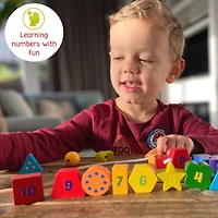 Extasticks Threading Lino Wooden Lacing Beads