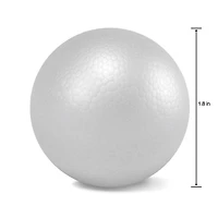 24 Packs: 12 ct. (288 total) FloraCraft® SmoothFōM® 1.8" White Foam Balls