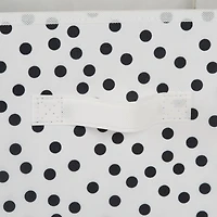 DII® 11" Black & White Dots Storage Cube, 2ct.