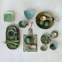 Hello Honey® 6" Vegetable Square Stoneware Plate, 12ct.