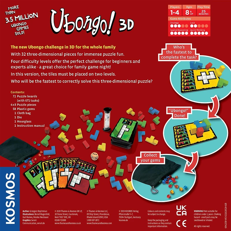 Thames & Kosmos Ubongo 3D Puzzle Game