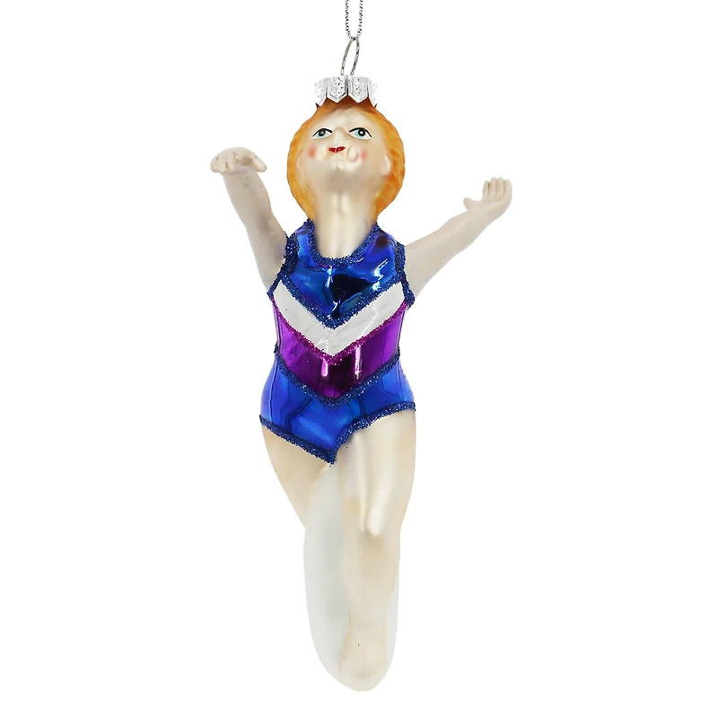 5.25" Floor Gymnast Glass Ornament by Ashland®