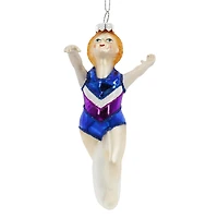 5.25" Floor Gymnast Glass Ornament by Ashland®