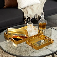 Gold Tree Plastic Glam Tray Set