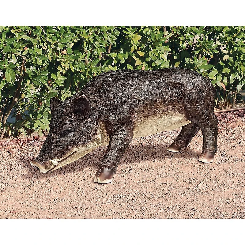 Design Toscano 20.5" Razorback Wild Boar Statues, 2ct.