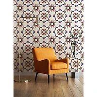 RoomMates Cream Multi Papillon Peel & Stick Wallpaper