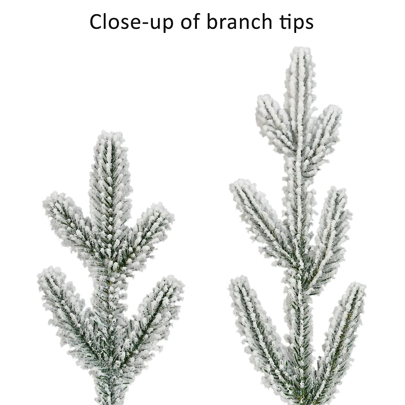 7.5ft. Pre-Lit Boulderwood Spruce Artificial Christmas Tree, Clear Lights