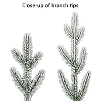 7.5ft. Pre-Lit Boulderwood Spruce Artificial Christmas Tree, Clear Lights