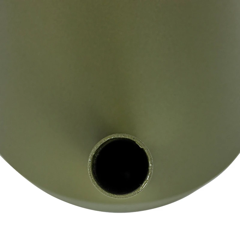 Hello Honey® 11.5" Matte Green Textured Metal Garden Watering Can