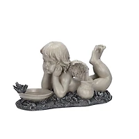 Design Toscano 18" Summertime Reflections Cherub Garden Statue