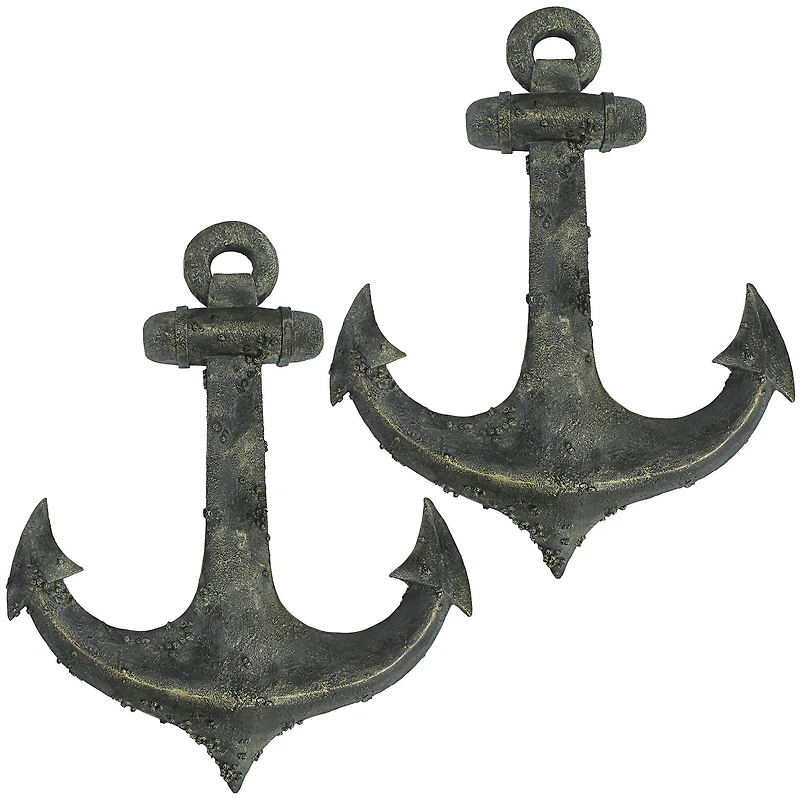 Design Toscano Ahoy There Maritime Anchor Wall Sculptures, 2ct.