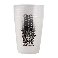 15.5oz. Tying the Knot Frosted Plastic Cups, 6ct. by Celebrate It™