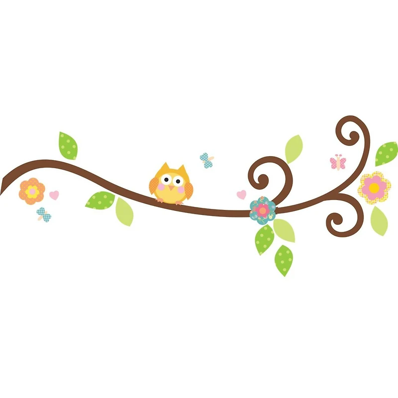 RoomMates Happi Scroll Branch Peel & Stick Wall Decals
