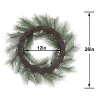 26" Gingerbread, Pinecone & Berry Wreath by Ashland®