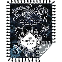 Harry Potter™ 57" x 70" Marauder's Map™ No Sew Fleece Throw Kit