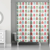 Ugly Sweater Pattern Shower Curtain