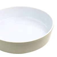 Martha Stewart 10.2" Beige Ceramic Pie Pan