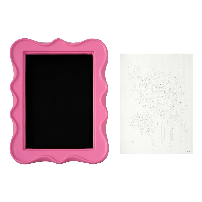 Pink Flower Paint-by-Number Framed Mini Kit by Artist's Loft®