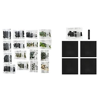10" x 10" Panda Pixelated Brick Art Kit by Make Market®