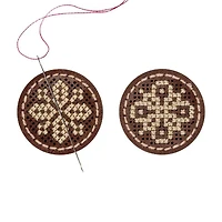 Wonderland Crafts Flower Heads Magnetic Needle Holder Embroidery Kit, 2ct.