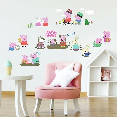 RoomMates Peppa Pig Peel & Stick Wall Decals