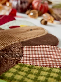 DII® Embroidered Turkey Placemat Set