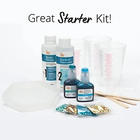 Mod Podge® Blue & Gold Do-It-Yourself Hexagon Coaster Kit