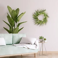 24" Spring Baby's Breath Wreath