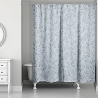 74" Delicate Floral Shower Curtain