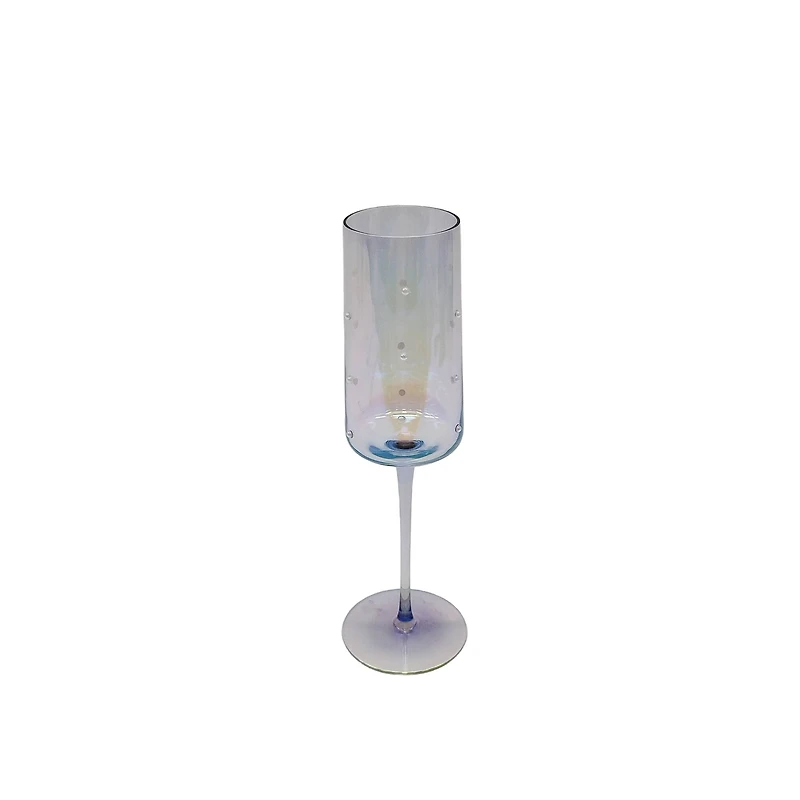 9.5oz. Lavender Glass Champagne Flute by Ashland®
