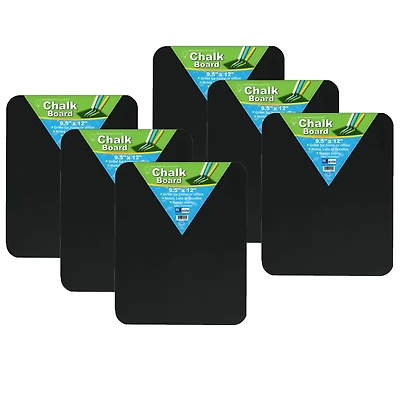 Falcon Dust-Off® Black Chalkboards, 6ct.