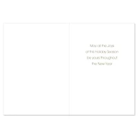 JAM Paper 5" x 7" Christmas Tree Trio Cards & Matching Envelopes Set, 18ct.