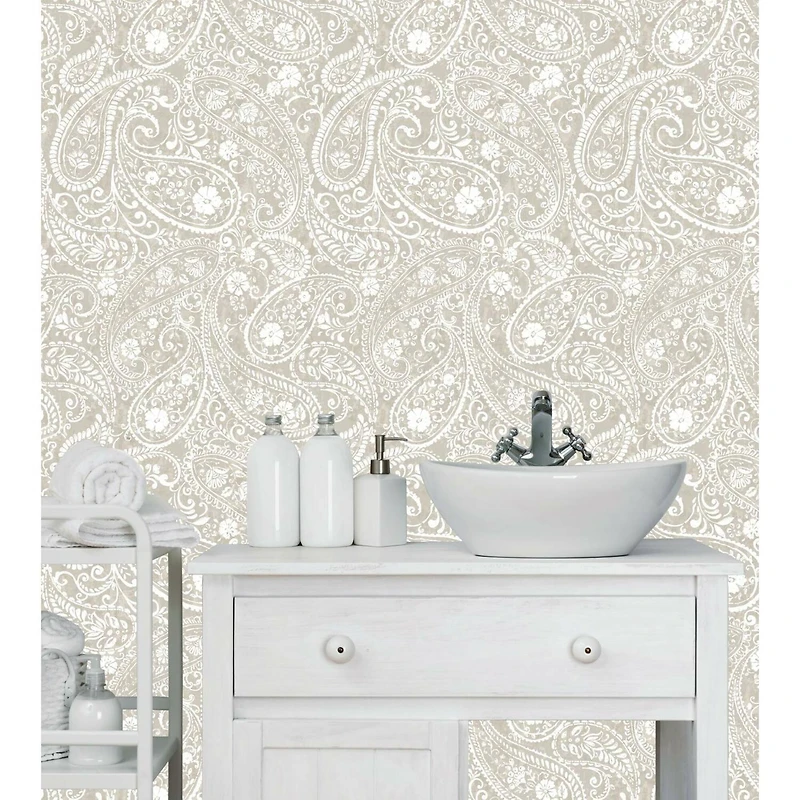 RoomMates Paisley Prince Peel & Stick Wallpaper