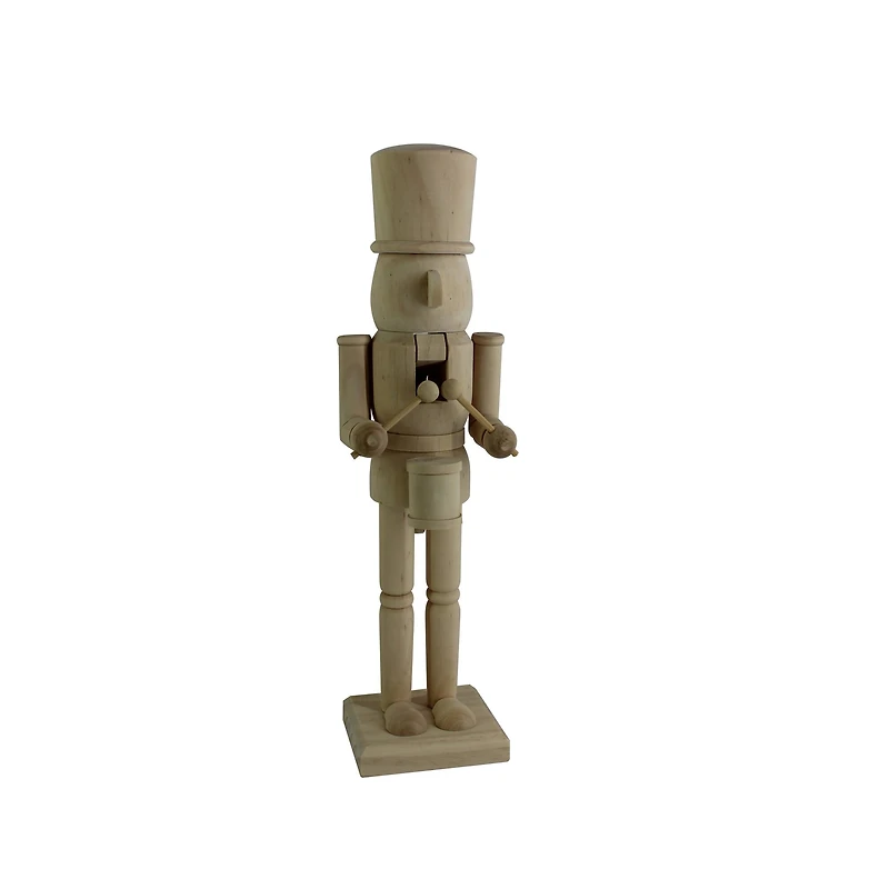 14" Drummer DIY Pinewood Nutcracker by Make Market®
