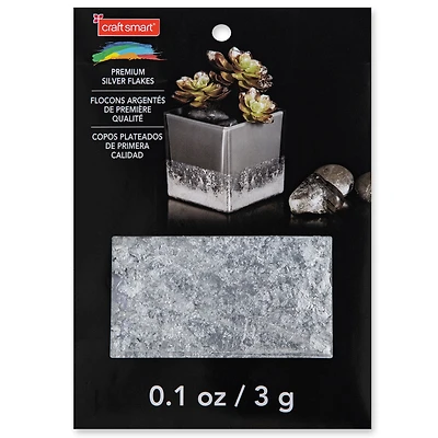 Premium Silver Flakes by Craft Smart®