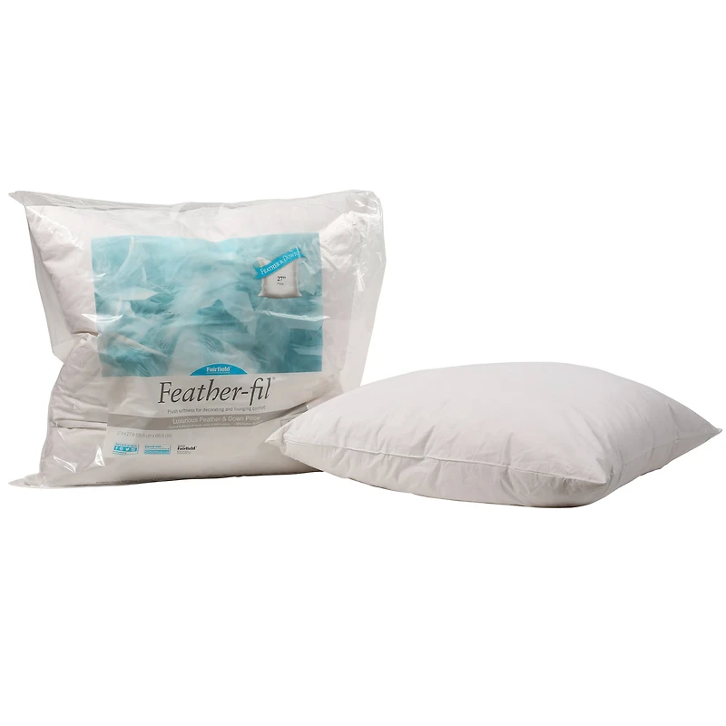 Feather-Fil® 3ct. Luxurious Feather & Down Pillow Inserts, 27" x 27"